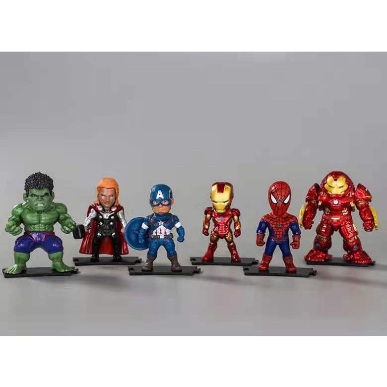 Cake Topper Figure Hiasan Kue Karakter Superhore Type Avenger Per Pcs