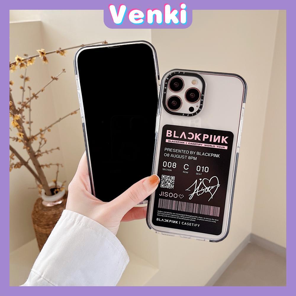 Soft Case Silikon Transparan Tebal Shockproof Motif Gadis Hitam Untuk iPhone 13 Pro Max 12 Pro Max 11 7 Plus