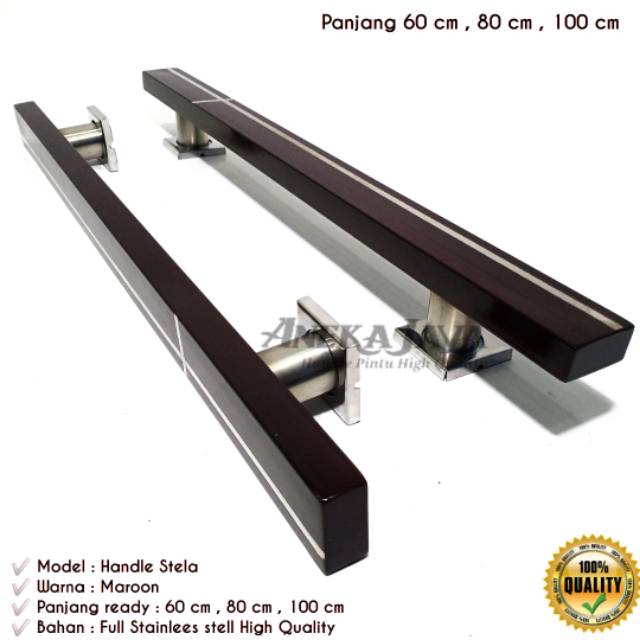 Handle Pintu rumah 60 cm 80 cm 100 cm / Tarikan Pintu rumah / Pegangan Pintu rumah minimalis