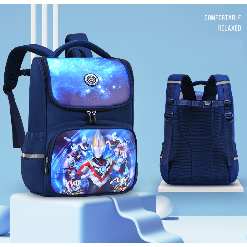 Tas Sekolah Anak Import Premium High Quality Terbaru - Tas Ransel Anak Besar Motif Karakter Lucu - Tas Backpack Anak Sekolah SD - Tas Anak Karakter Unicorn Frozen Elsa - Tas Anak Karakter Astronot Ultraman - Backpack Anak Sekolah Unisex - BK15