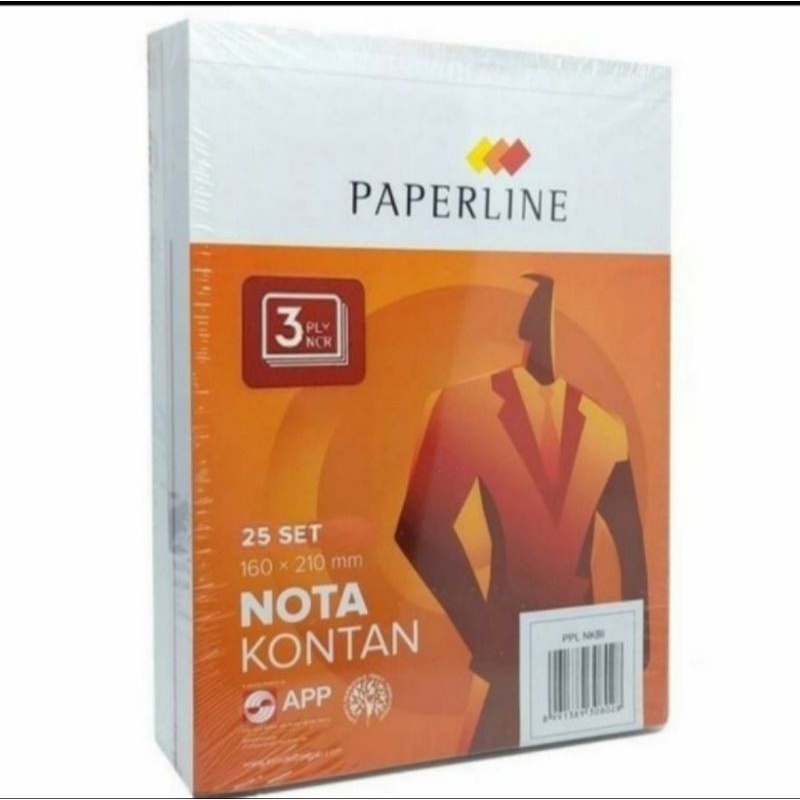 

Nota Kontan/Nota Besar 3 Ply Paperline