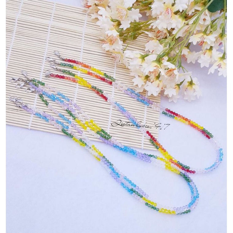 Strap mask rainbow beli 10 free 2