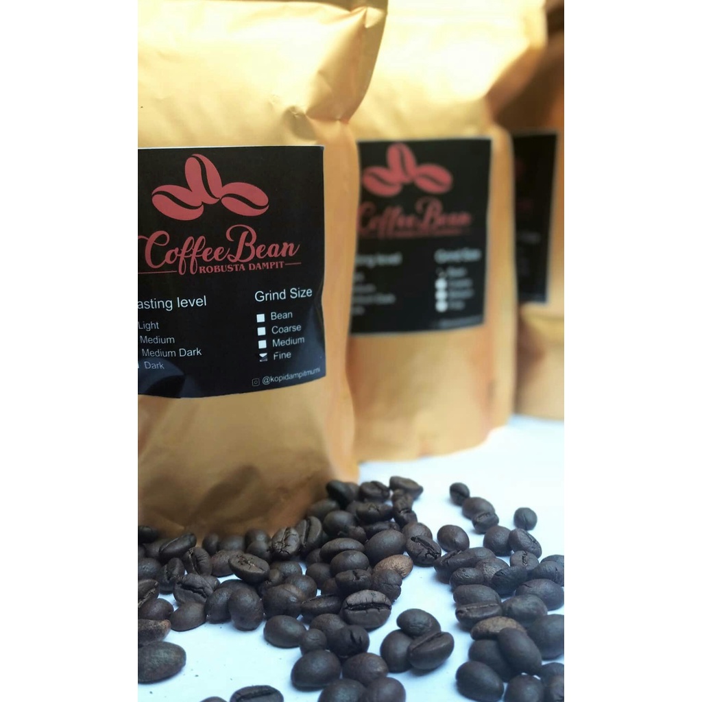 

250gr roasted bean | biji kopi robusta dampit | biji kopi murni | 100% fresh roasted