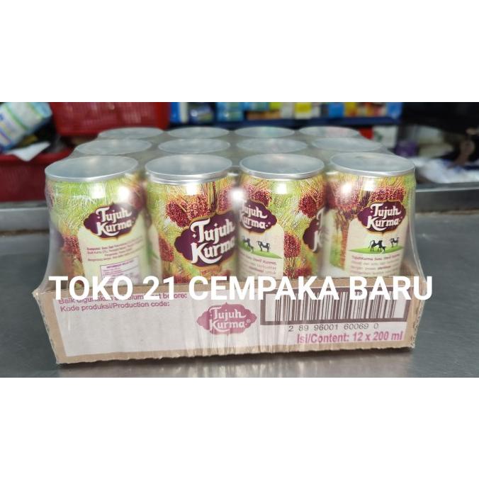 

[COD] Susu Tujuh Kurma 1 KARTON - 200 ml x 12 botol |Susu Steril Murah Promo [COD]