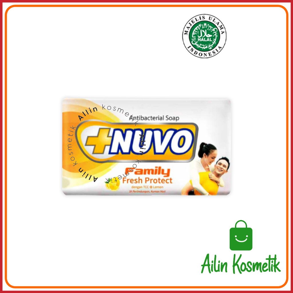 NUVO Sabun Batang | Sabun Mandi Bar Soap Sabun Anti Bakteri by AILIN