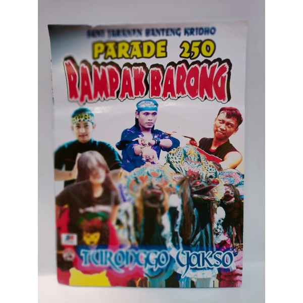 VCD original jaranan banteng krido parade 250 rampak barong.