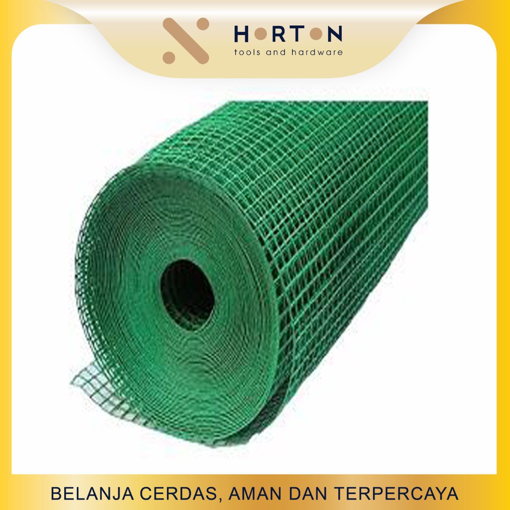 PER ROLL Kawat Loket Hijau ROLL / Kawat Ayakan / Ram Uk 1/4”, 1/2" - 1/2"Kawat Loket Hijau
