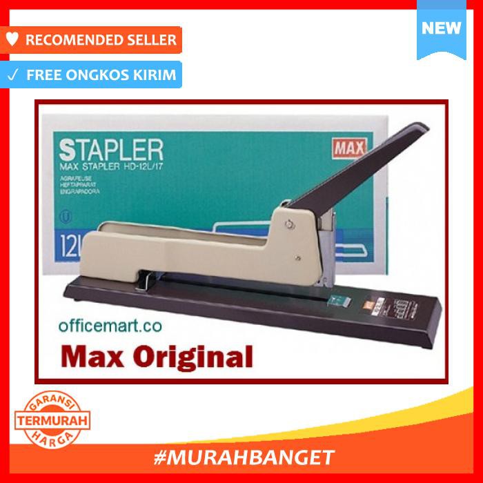 

Stapler Max Hd 12L/17 [ Jilid Kapasitas 30 160 Lembar] - Pengikat & Perekat - Staples