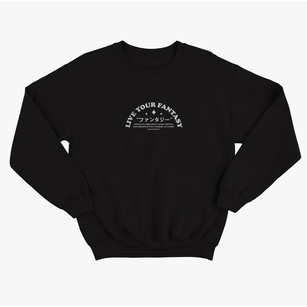 Thesilversky Live Unicorn Crewneck Sweater