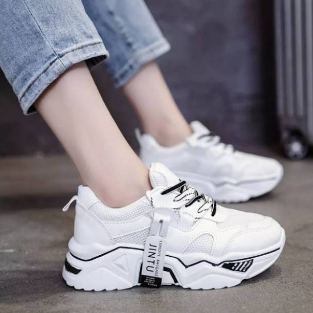 Sneaker wanita 3 warna jintu-3