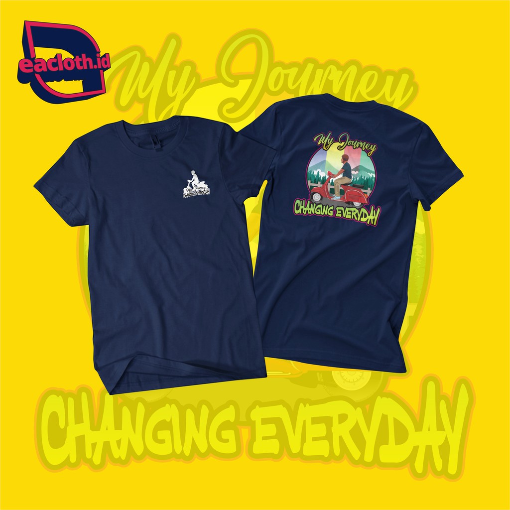 Kaos Pria/Wanita "My Journey" eacloth.id