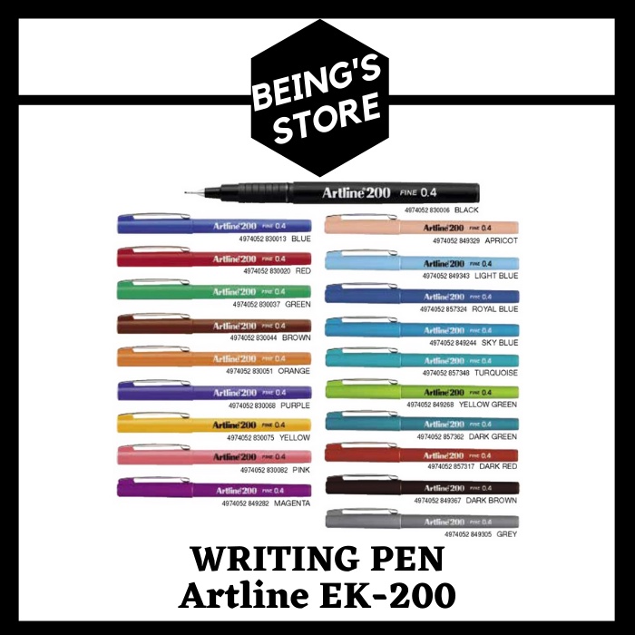 

PULPEN BALLPOINT WRITING PEN ARTLINE EK-200