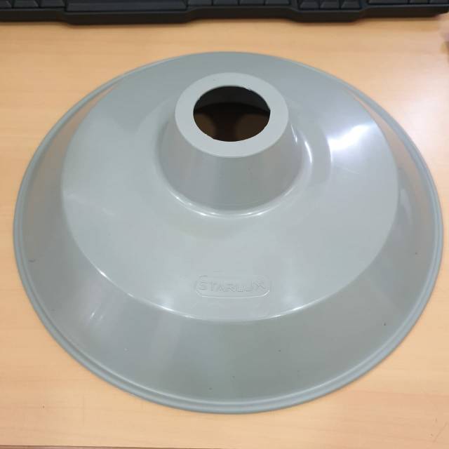 Kap Lampu Jalan E27 Plastik SILVER Starlux