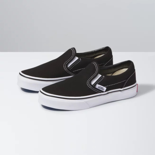 SEPATU VANS ANAK LAKI | SEPATU ANAK PEREMPUAN | SEPATU SEKOLAH ANAK | SLIP ON HITAM