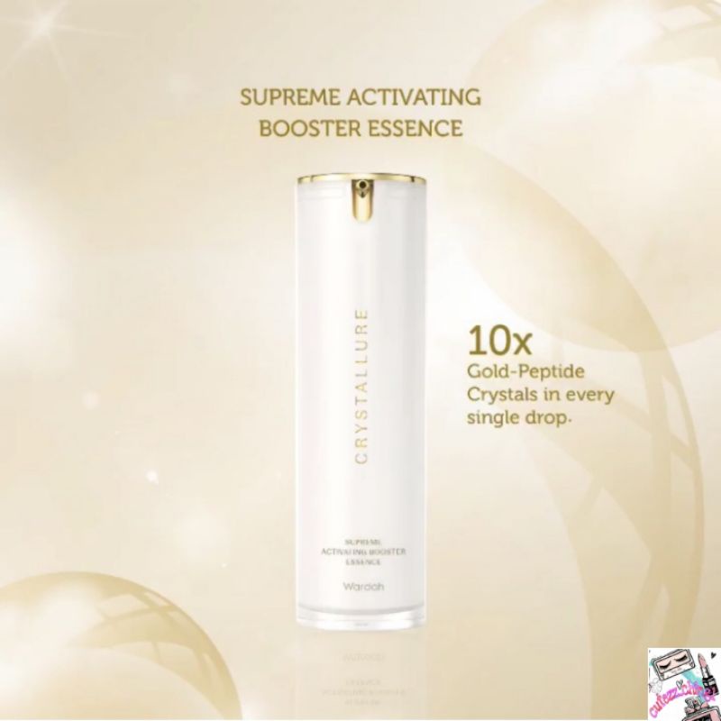 ☃Cutezz_Ching1☃Wardah Crystallure Supreme Activating Booster Essence 30ml