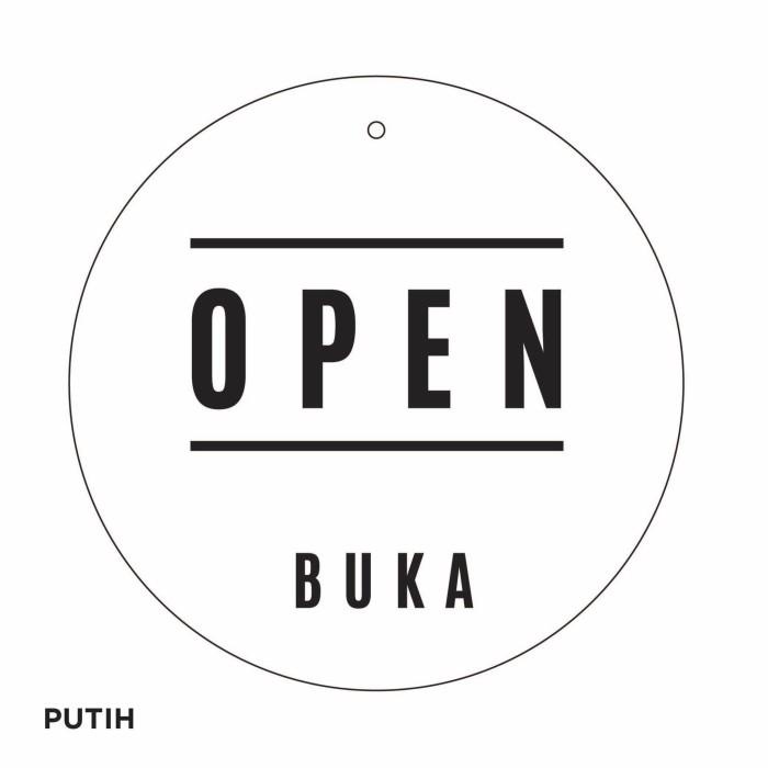 

Paper | Open Closed Sign Akrilik | Sign Akrilik Timbul Murah Baru