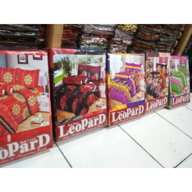 Sprei leopard ukuran 180x200