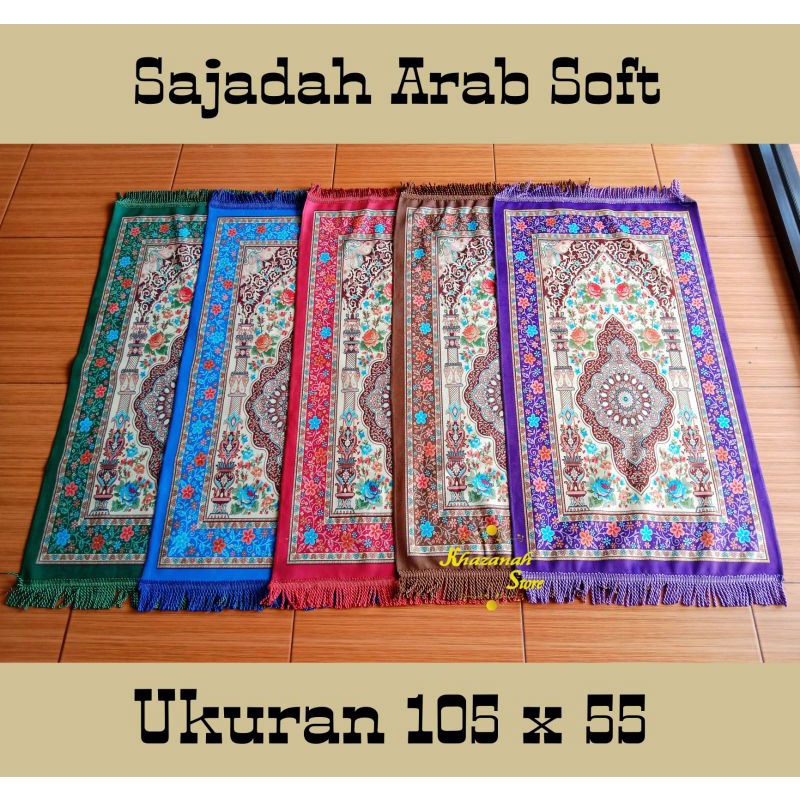 Sajadah Turki Bulu Halus Suede Midi