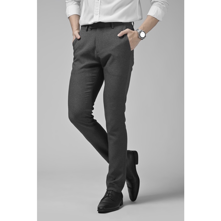 Celana Bahan Slimfit Peazy Pants Two Tone Celana Panjang Kantor Pria