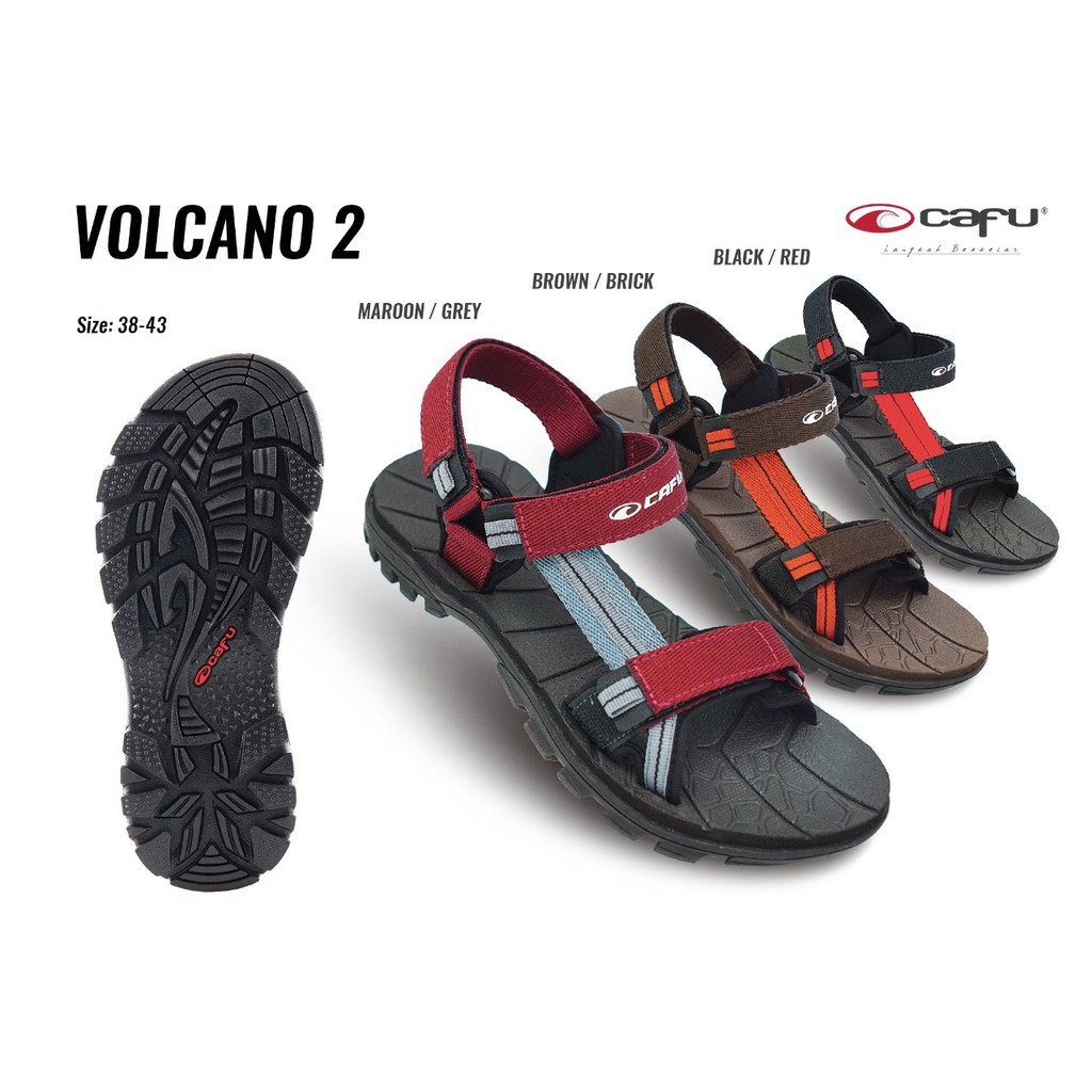 reiko Bayar Ditempat promo CAFU VOLCANO 2 Sepatu Sendal Sandal Gunung Pria Cowok Original