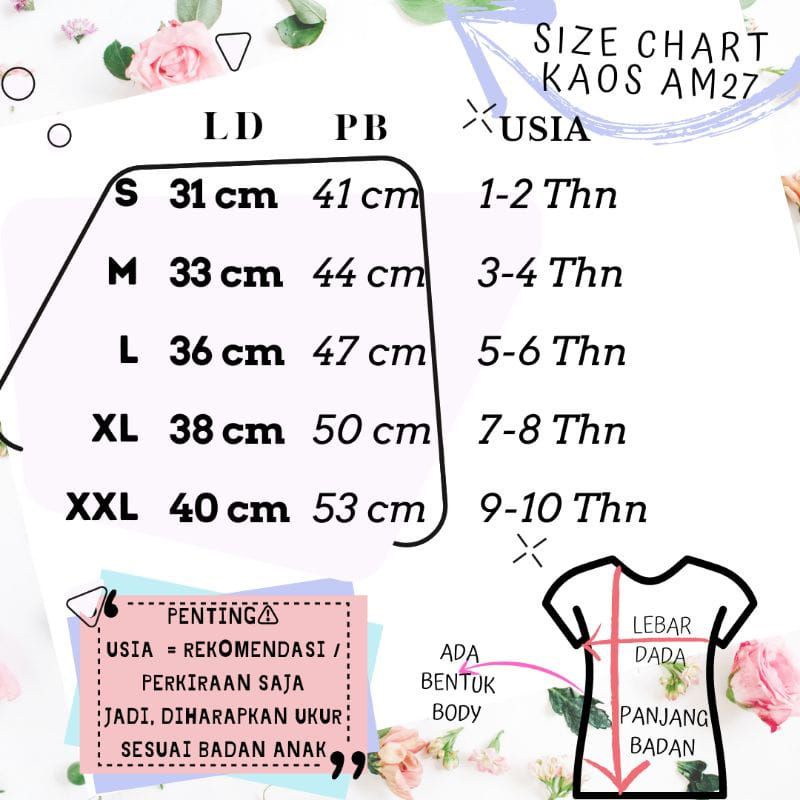 Kaos Anak Cewek 1-10 Tahun Motif Unicorn PRINCES