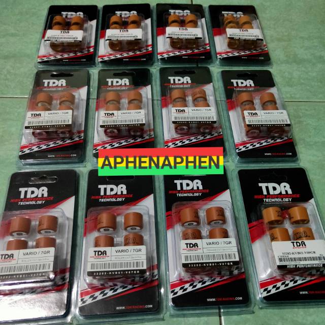 Roller tdr vario/beat new/beat street, beat f1 (6gram,7gram,8gram,9gram,10gram,11gram)