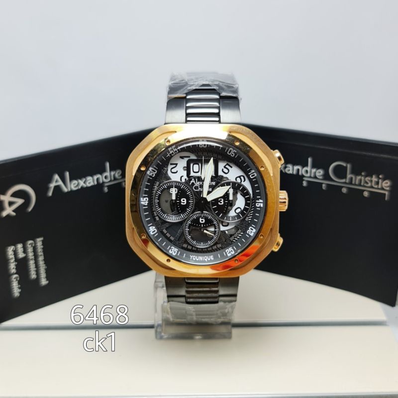 Jam tangan pria Alexandre Christie AC6468MC 6468 ORIGINAL BERGARANSI RESMI