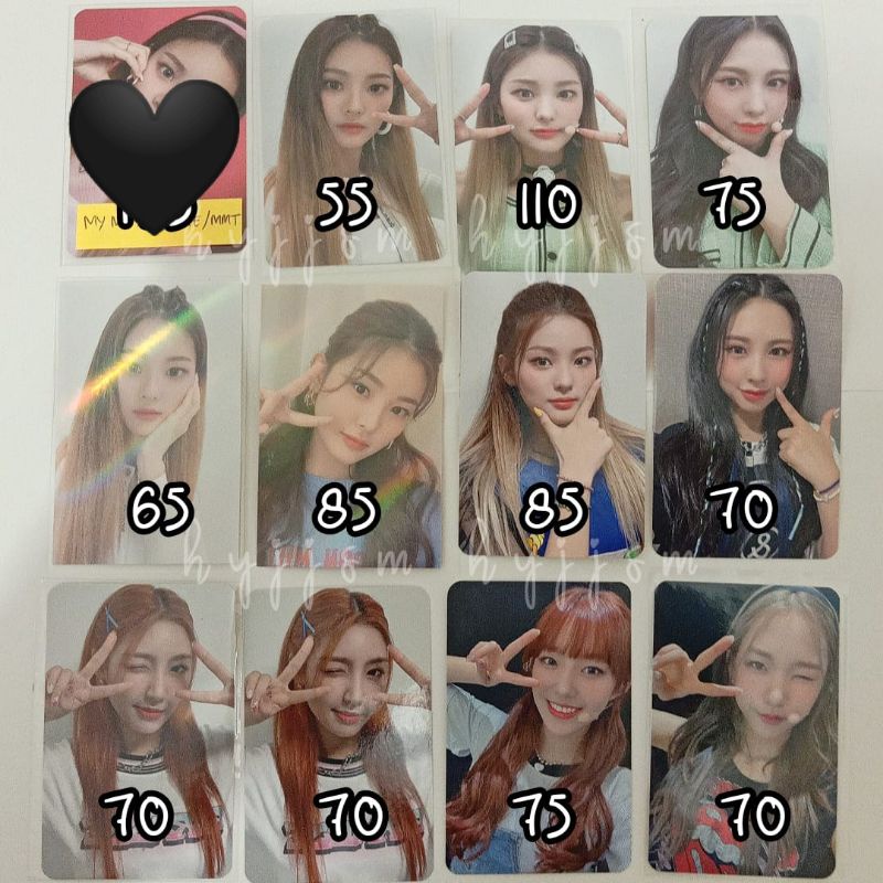 OFFICIAL PHOTOCARD PC LIGHTSUM SANGAH JIAN CHOWON YUJEONG HUIYEON NAYOUNG HINA MOKKET KTOWN MAKESTAR