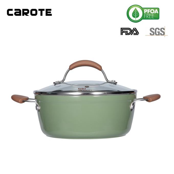 Carote Bio Green Panci Anti Lengket Batu Granit