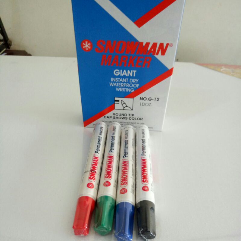 

SPIDOL PERMANENT MARKER SNOWMAN G-12/G12