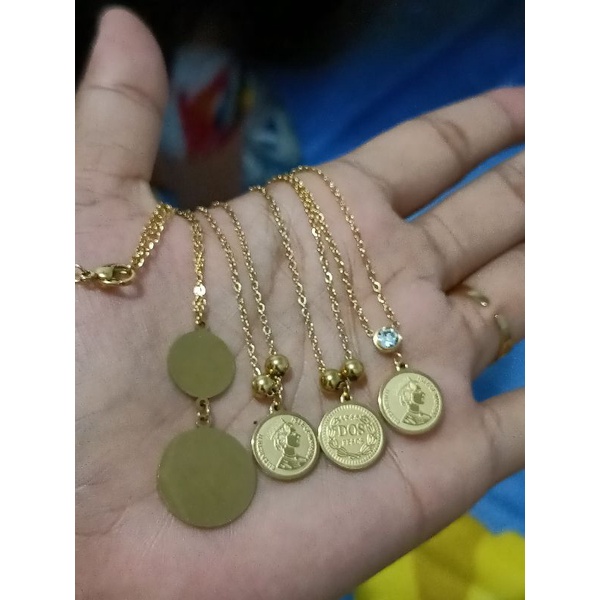 Kalung replika emas 24k bahan titanium,tidak luntur,aman dipake mandi,cocok buat yg alergi ke xuping