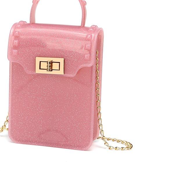 Tasready Tas HP Selempang Glitter Jelly Handphone Wanita T032 ☟