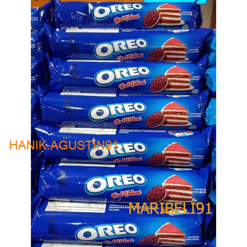 

Oreo Red Velvet / All Varian 133 gr maribeli91