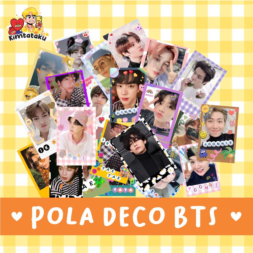 ( READY ) Polaroid deco bts kpop | gif freebies pl bts deco