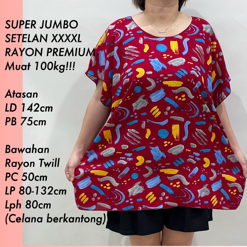 PROMO PAKET COMBO M !!! SETELAN BAJU BALI SUPER JUMBO FIT TO 4XL REAL PICT!!!