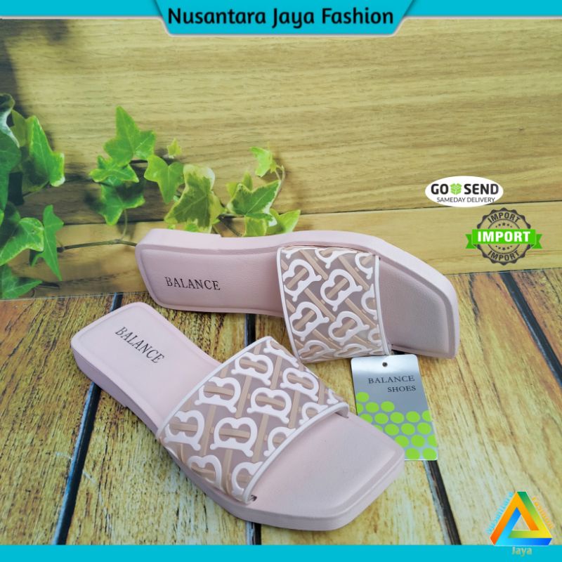 Sandal Flat Wanita Terbaru Jelly Import - Sandal Balance 268 16