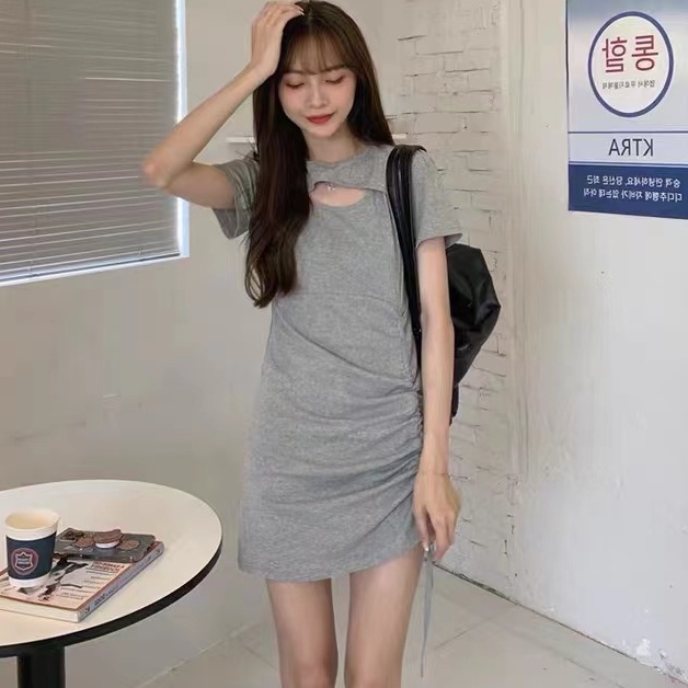 [Premium]Korean Basic Mini Dress 2488 (S/M/L)