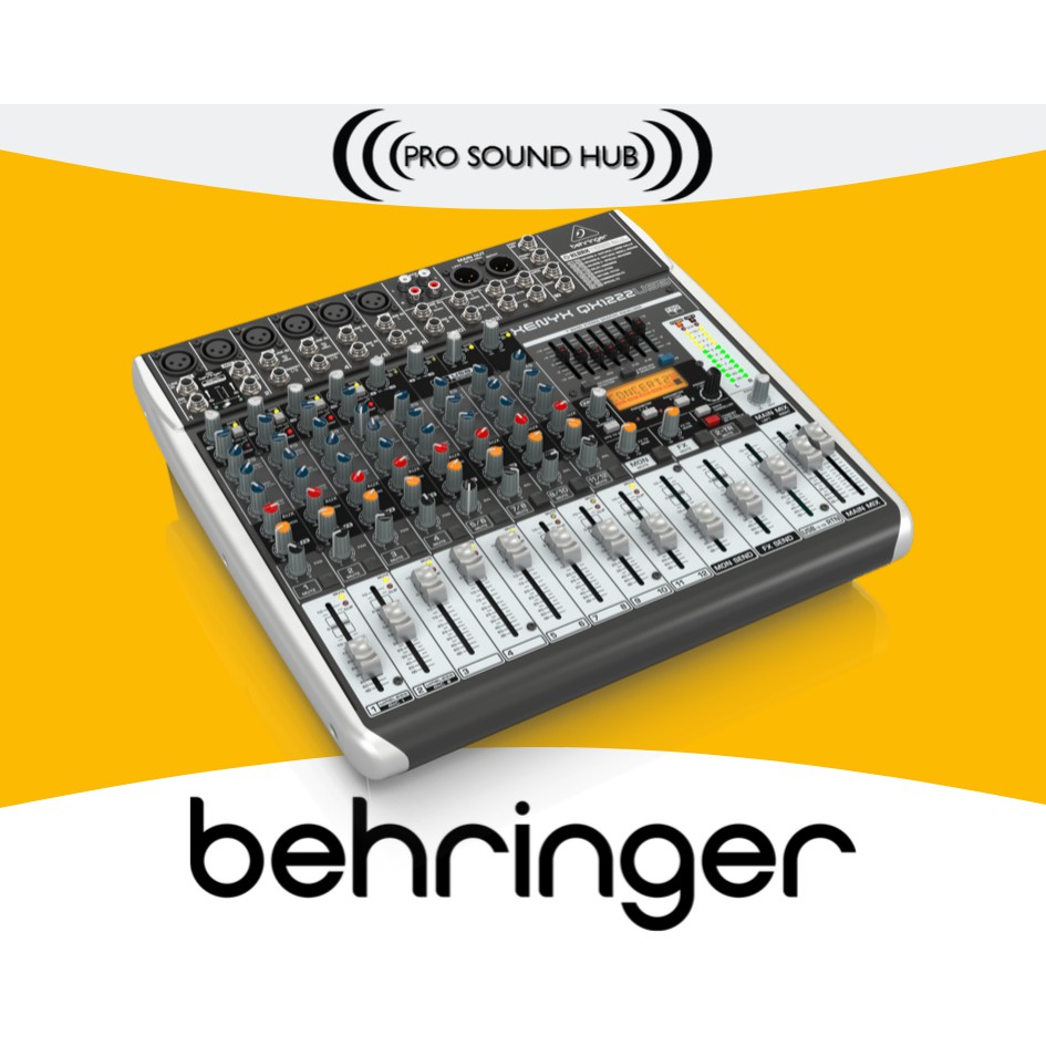 Jual Behringer QX1222USB QX 1222 USB QX1222 Mixer 12 Input 6 Channel