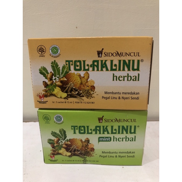 Sidomuncul TOLAK LINU Herbal 1 box isi 5 sachet