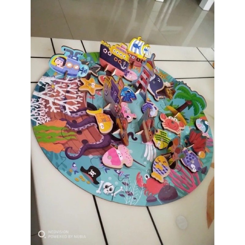Mainan pancing dengan puzzle - activity toys