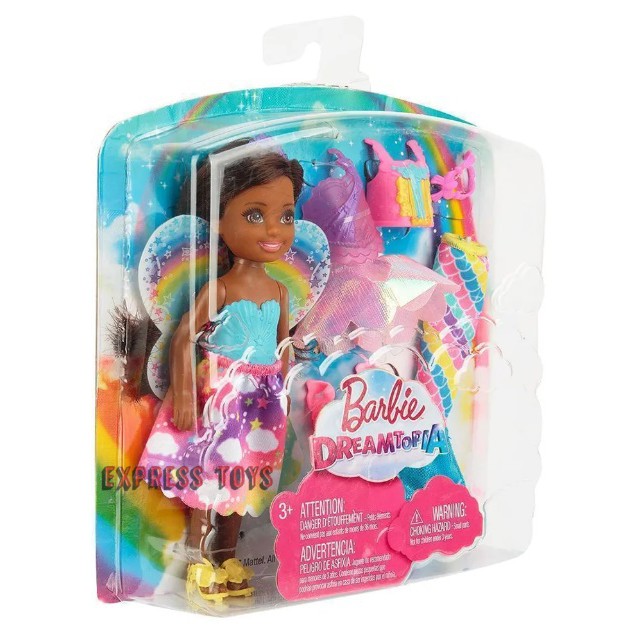 barbie rainbow cove chelsea dress up