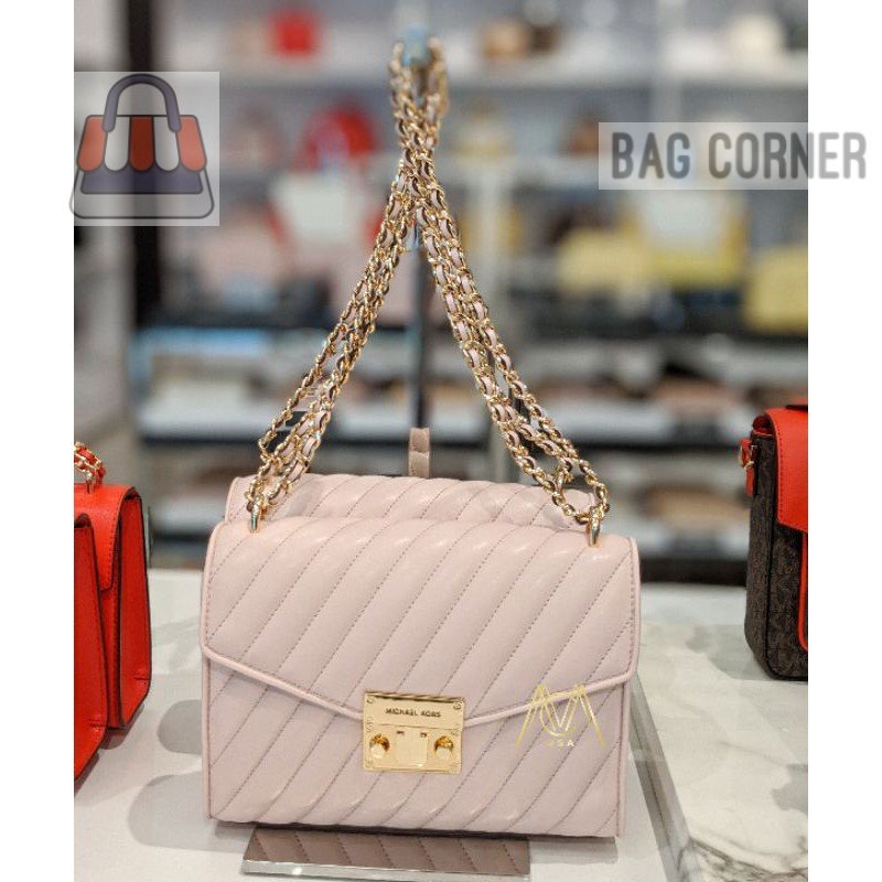 BagCorner - MICHAEL KORS MEDIUM FLAP SHOULDER ROSE MK1089