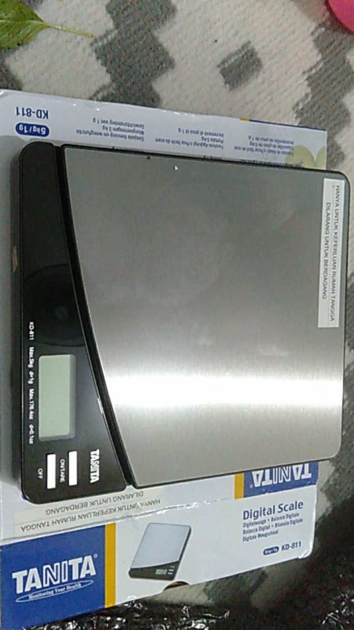 Tanita Kd-811 Timbangan Digital Untuk Dapur Dan Kue - 5 Kg - Kd811
