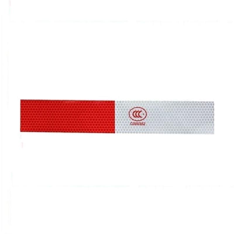Sticker reflektor Truk bak Safety Reflective Stiker Merah Putih MOBIL  UJI KIR KEER STANDAR PEMANTUL CAHAYA MATA KUCING