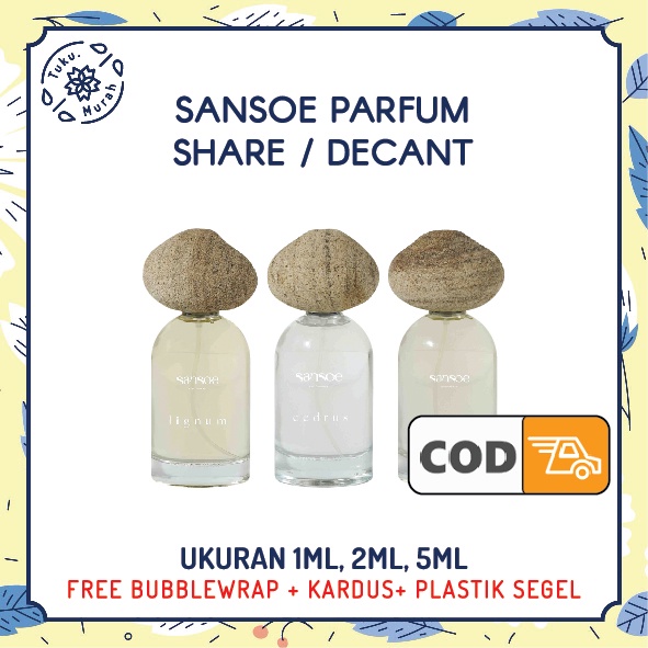 Jual Decant Share Sansoe Perfumery Parfum Edp Ori Bpom Shopee Indonesia