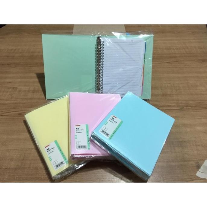 

Binder Note besi Kenko A5 - A5-BNPP-PC Warna Pastel