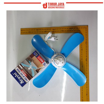 ARASHI Kipas Angin Gantung Helifan 15 Watt 4 Baling