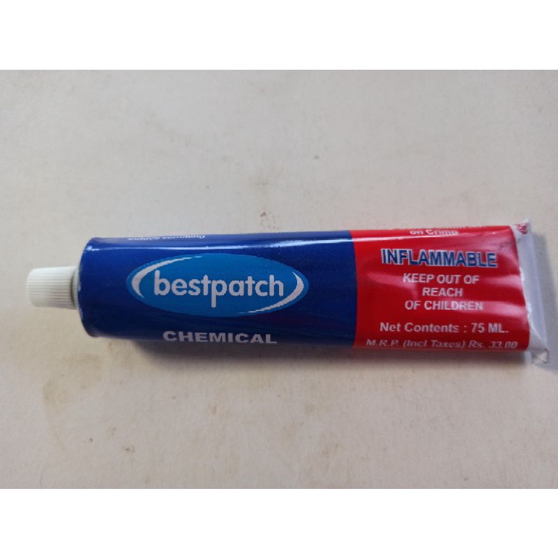 lem 75ml bestpatch,lem dingin, lem dingin chemical vulcanizing fluid, lem tambal ban tip top, lem ta