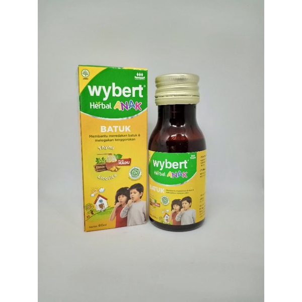 WYBERT HERBAL ANAK 60 ML - OBAT BATUK HERBAL UNTUK ANAK - ED 02/2025