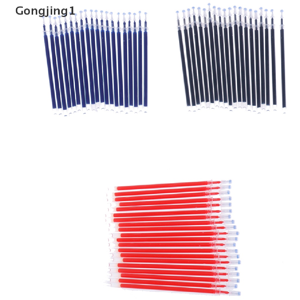 Gongjing1 20Pcs / set Pulpen Tinta gel 0.38mm Untuk Sekolah / Kantor